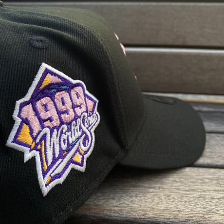 海外限定 Newera ニューエラ 9Forty A-Frame Aフレーム NY Yankees ヤンキース 黒 ピンク (940-121)