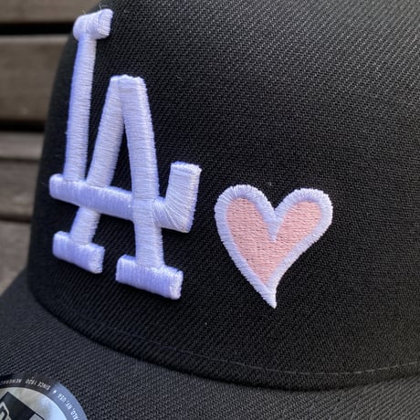 海外限定 Newera ニューエラ 9Forty Aフレーム LA Dodgers ドジャース キャップ 1959ASG ハート (940-116)