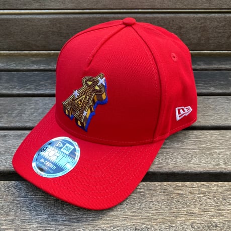 USA限定 NEWERA ニューエラ 9Forty M-Crown Aフレーム Angels エンゼルス EMBLEM スナップバックキャップ (940-253)