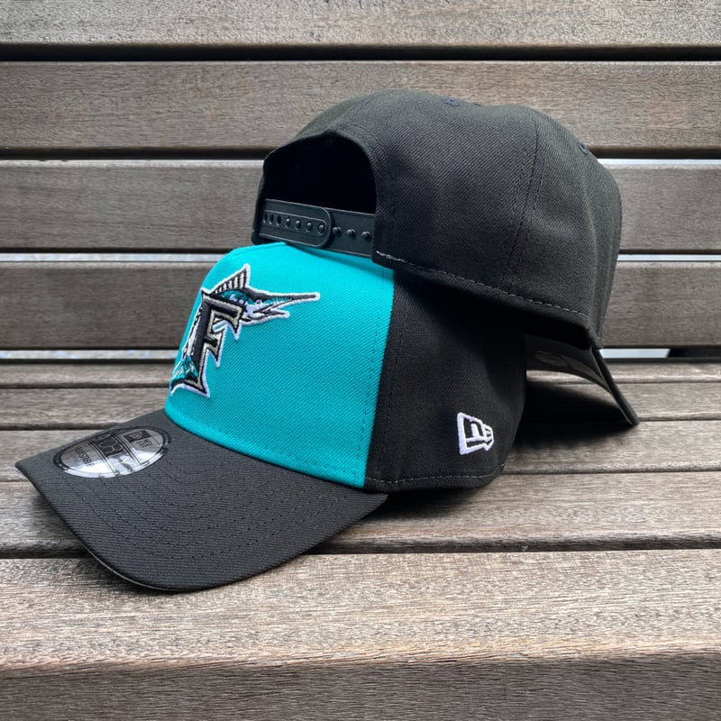 海外限定 Newera ニューエラ 9Forty A-Frame Aフレーム Marlins