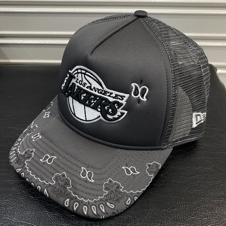 USAモデル Newera ニューエラ 9Forty トラッカーキャップ NBA ロサンゼルス レイカーズ
