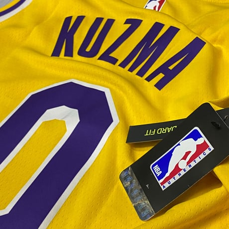 米国規格 NIKE ナイキ Lakers レイカーズ NBA カイル クーズマ オーセンティック ジャージー