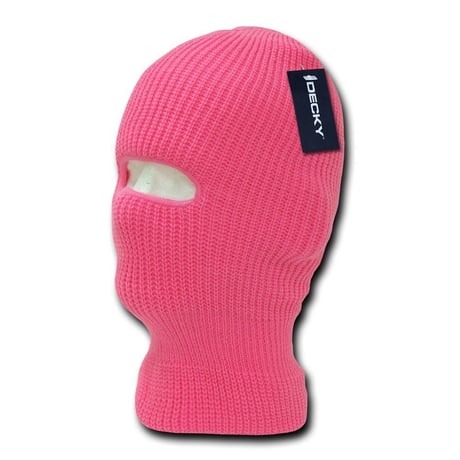 Decky ディッキー 1Hole タクティカル ニット フェイスマスク Balaclava 蛍光 ネオンピンク Ski Mask