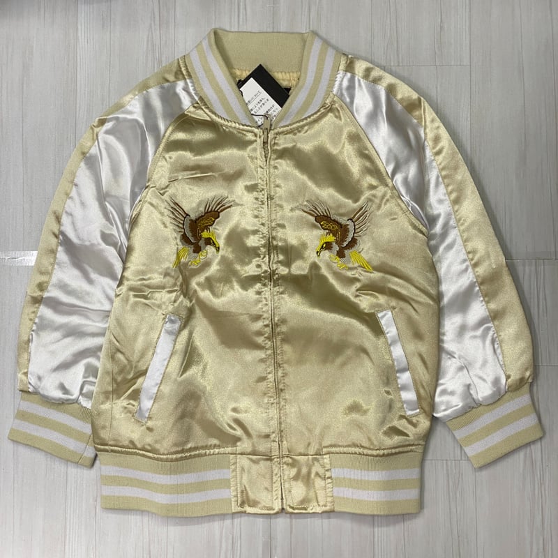 スカジャン 日本地図 中綿入り