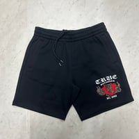 True Religion トゥルーレリジョン Dragon Wrap 刺繍 ドラゴン スウェット フリース ショートパンツ (SJNS42)