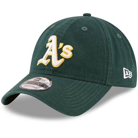 9Twenty ニューエラ NEWERA オークランド アスレチックス MLB ストラップバックキャップ 緑