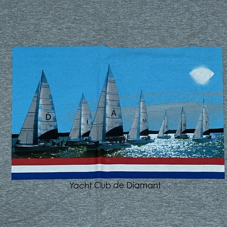 【3XL】米国製 ダイヤモンドサプライ Diamond Supply Co タンクトップ Yacht ボックスロゴ グレー