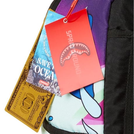 限定 SPRAYGROUND パワーパフガールズ DLX バックパック Save The Ocean モンスターシャーク