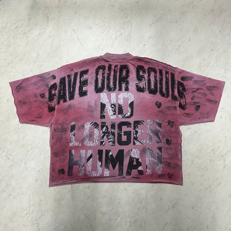 カリフォルニア発 Rare Peace レアピース Save Our Soul クロップドTシャツ ラインストーン (CropT17)