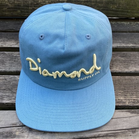 Diamond Supply Co.  ダイヤモンドサプライ OG SCRIPT スナップバックキャップ TEAL
