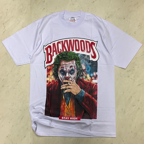 LA発  BACKWOODS バックウッズ アンダーグラウンド グラフィック ヘビーウェイト Tシャツ (GTS61)