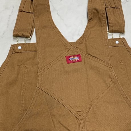 USAライン Dickies ディッキーズ Classic Bib Overall クラシック オーバーオール Brown Duck (OA16)