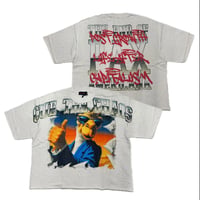 カリフォルニア発 Rare Peace レアピース Cue The Chaos Camel クロップドTシャツ ラインストーン (CropT40)