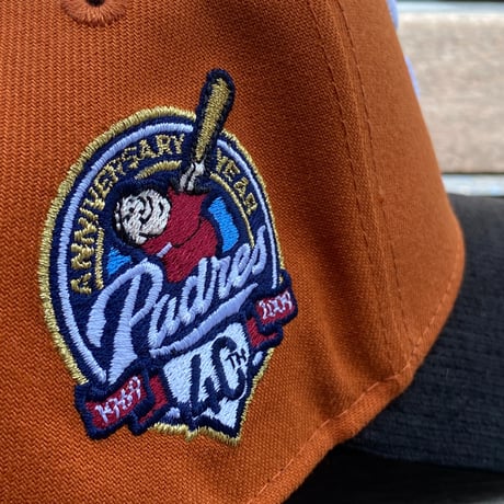 海外限定 Newera ニューエラ 9Forty A-Frame Aフレーム SD Padres パドレス 40周年記念 キャップ (940-184)