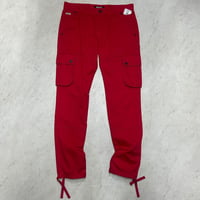 米国発 Lil Wayne TRUKFIT トラックフィット Cotton Cargo Pants カーゴパンツ 赤 (JNS188)
