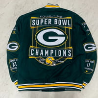 海外限定 NFL JHデザイン GB Packers グリーンベイ パッカーズ チャンピオンズ リバーシブル スタジャン (JH-10)