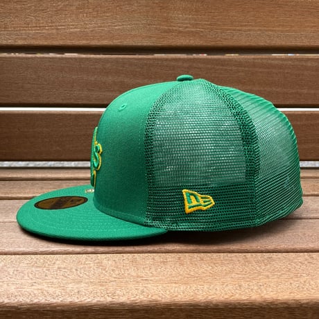 NEWERA ニューエラ 59FIFTY 限定SpringTraining メッシュキャップ Athletics アスレチックス