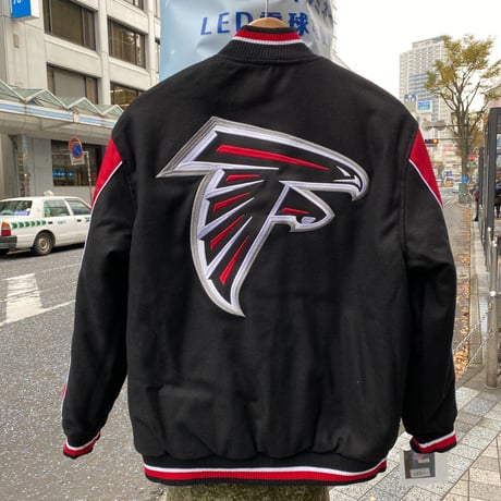 NLF公認  JHデザイン Falcons アトランタ ファルコンズ NFL リバーシブル スタジアムジャケット
