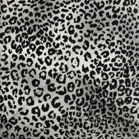 グラデーション ヒョウ柄 バンダナ Tiedye Leopard Bandana 大判サイズ 総柄 グレー (BNDN84)