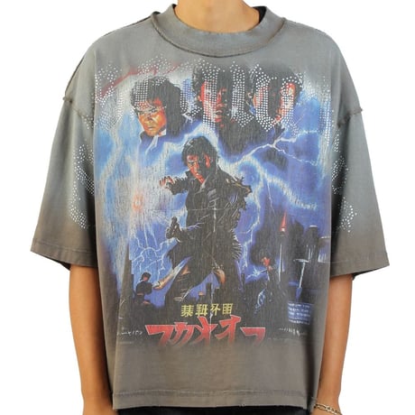 カリフォルニア発 Rare Peace レアピース CONSEQUENCES V2 クロップドTシャツ ラインストーン (CropT38)
