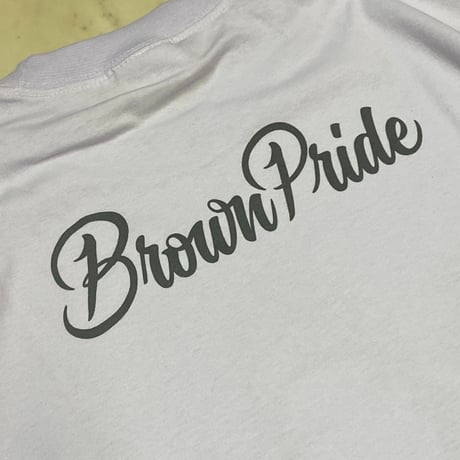 LA発 Brown Pride ブラウンプライド Patrona グラフィック ヘビーウェイト Tシャツ (GTS28)