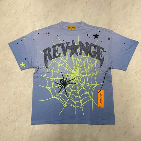 米国発 Civilized シヴィライズド Revenge T-Shirts リベンジ スパイダー 半袖 Tシャツ ラベンダー (CropT52)