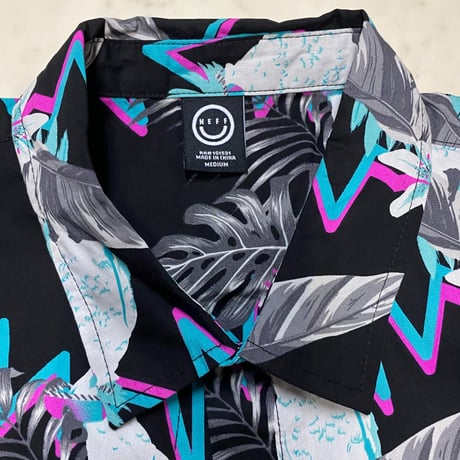 NEFF ネフ 限定 Tropical Bird 半袖 ボタンシャツ ALOHA トロピカルバード アロハシャツ