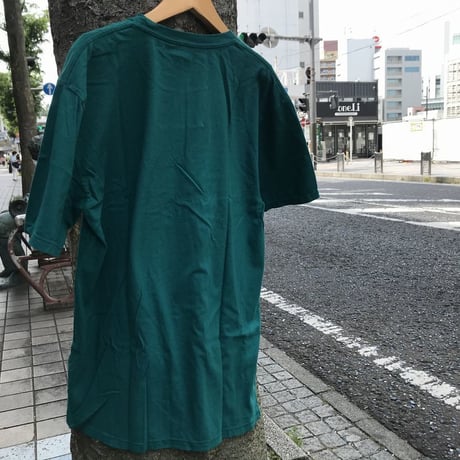 HUF ハフ BOXロゴ ボックスロゴ 半袖 クルーネック Tシャツ 緑 グリーン Quetzal Green