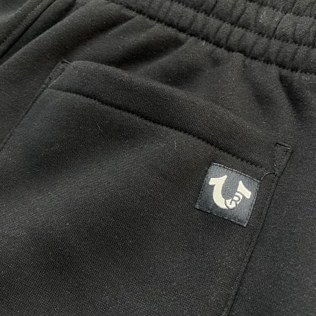 True Religion トゥルーレリジョン Dragon Wrap 刺繍 ドラゴン スウェット フリース ショートパンツ (SJNS42)