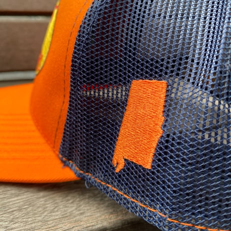 限定ステイトパッチ仕様 Bass Pro Shops バスプロショップス 刺繍ロゴ Alabama アラバマ メッシュキャップ (Bps57)