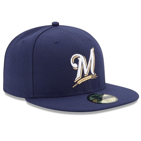 59FIFTY ニューエラ Newera ミルウォーキー ブルワーズ Brewers オーセンティック 公式 game (16-1)
