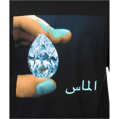 【L】 Diamond Supply Co ダイヤモンドサプライ 半袖 Tシャツ Arabic Shining ダイヤ 黒  LA