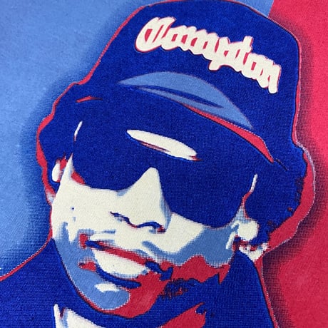 LA発 EAZY-E イージーイー POSTERIZATION グラフィック 半袖 ヘビーウェイト Tシャツ (GTS24)