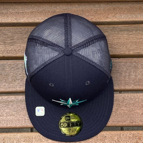 限定 NEWERA ニューエラ 59FIFTY スプリングトレーニング メッシュキャップ Mariners マリナーズ (25-3)