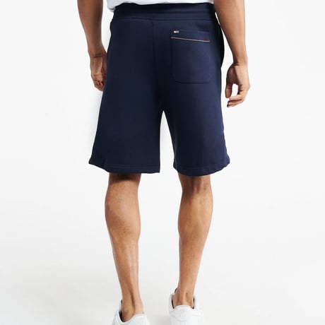 TOMMY JEANS USA トミージーンズ 裏起毛 スウェット ショートパンツ 紺