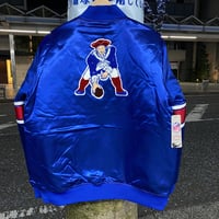 米国仕様 Mitchell and Ness ミッチェル アンド ネス NFL ペイトリオッツ Patriots サテン スタジアムジャンパー (JH-24)
