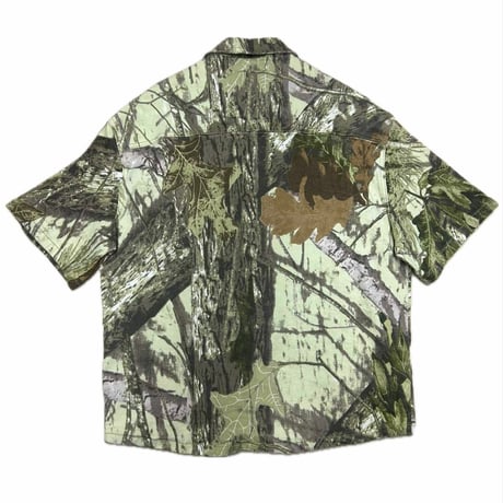 NY発 Kindred キンドレッド White Forest Camo ホワイトフォレスト カモフラージュ 総柄 セットアップ 半袖シャツ ショートパンツ (S/S2、SJNS22)