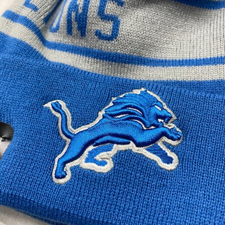 NEWERA USA ニューエラ NFL デトロイト ライオンズ Detroit Lions ニット帽 ライトブルー