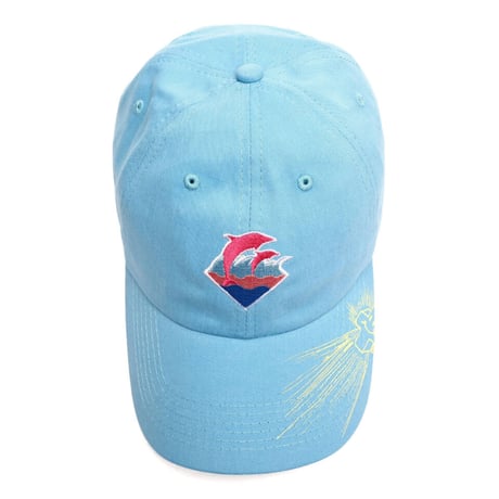 Pink Dolphin ピンクドルフィン WAVE DRIP スナップバックキャップ 水色 ウェーブ ドリップ