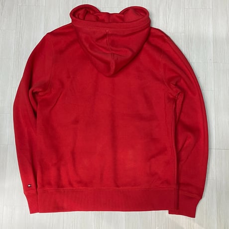 TOMMY HILFIGER USA トミーヒルフィガー THD プルオーバー パーカー 赤