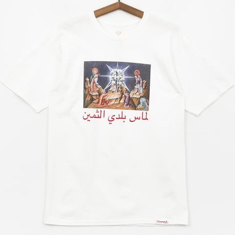 【3XL】 Diamond Supply Co ダイヤモンドサプライ 半袖 Tシャツ Arabic PRAISE プレイズ 白 LA