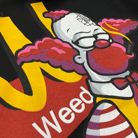 LA発 CreateX5 I'm Smokin' it ヘビーウェイト グラフィック プルオーバー パーカ (GFX/Hdy27)