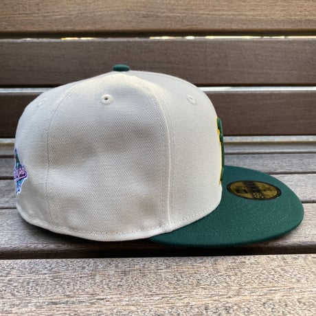 USA限定 59FIFTY ニューエラ A's Athletics オークランド アスレチックス Off-Campus (20-10)