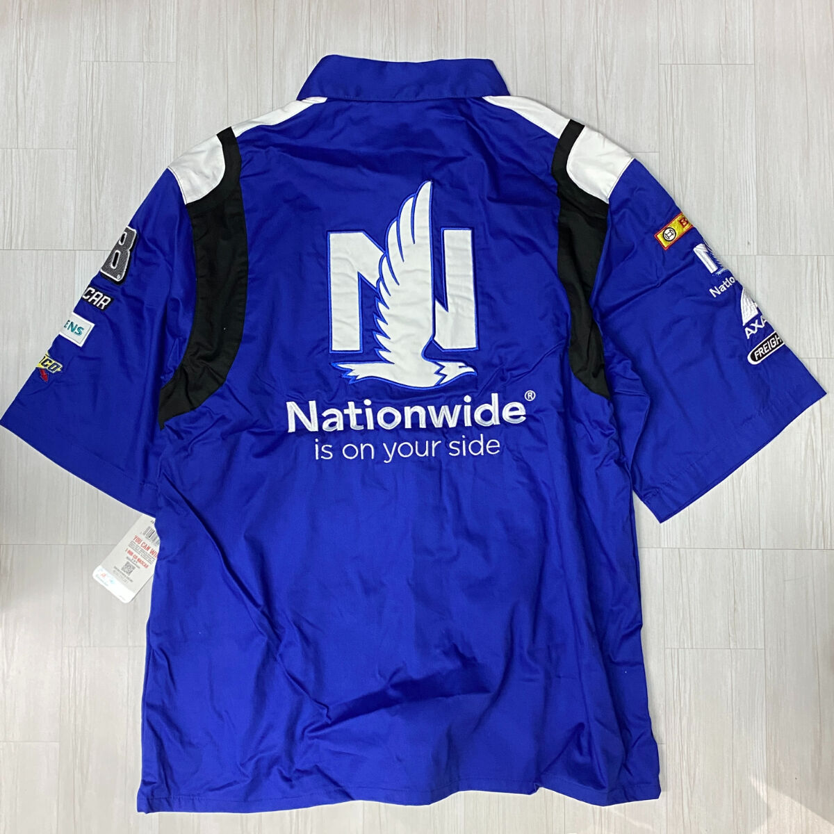 00s JH Design NASCAR レーシングシャツ ピットシャツ 4XL mens-jh-design-black-nascar-