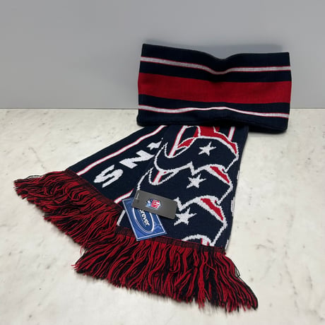 海外モデル Mitchell and Ness ミッチェル&ネス NFL ヒューストン テキサンズ ロングマフラー Scarf