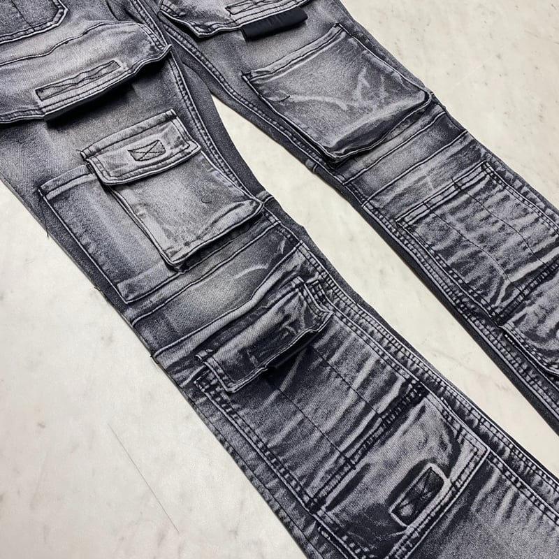NY発 Kloud9 NY クラウドナイン Stacked Fit Cargo Jeans ス