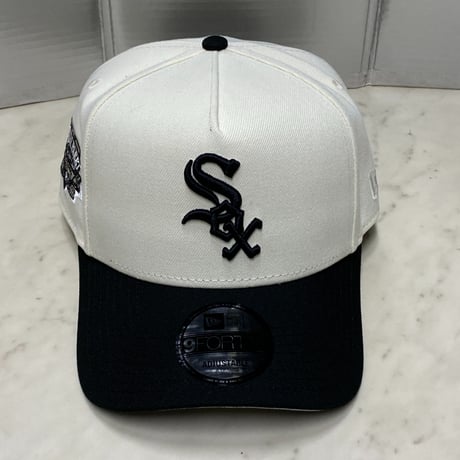海外限定 Newera ニューエラ 9Forty A-Frame Aフレーム Whitesox ホワイトソックス 1991 コミスキーパーク (940-101)