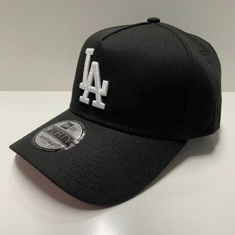 海外限定 Newera ニューエラ 9Forty Aフレーム LA Dodgers ドジャース 50th Anniv キャップ 黒 赤 (940-290)