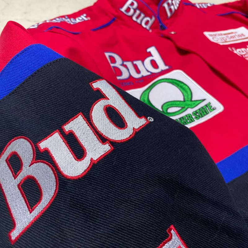 NASCAR ナスカー JHデザイン Bud バドワイザー レーシングジャケット