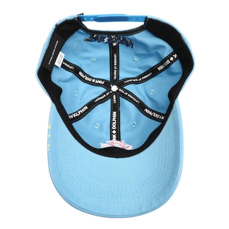 Pink Dolphin ピンクドルフィン WAVE DRIP スナップバックキャップ 水色 ウェーブ ドリップ
